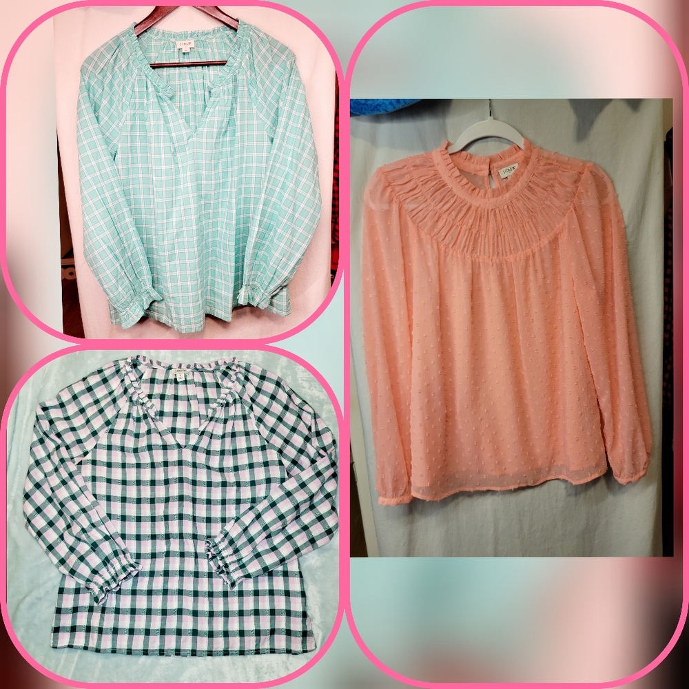 J.Crew Blouse Bundle S, M